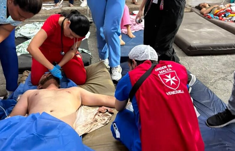 The Venezuelan Association of the Order of Malta provides urgent, targeted medical and humanitarian assistance to the segments of the population hardest hit by the earthquake.