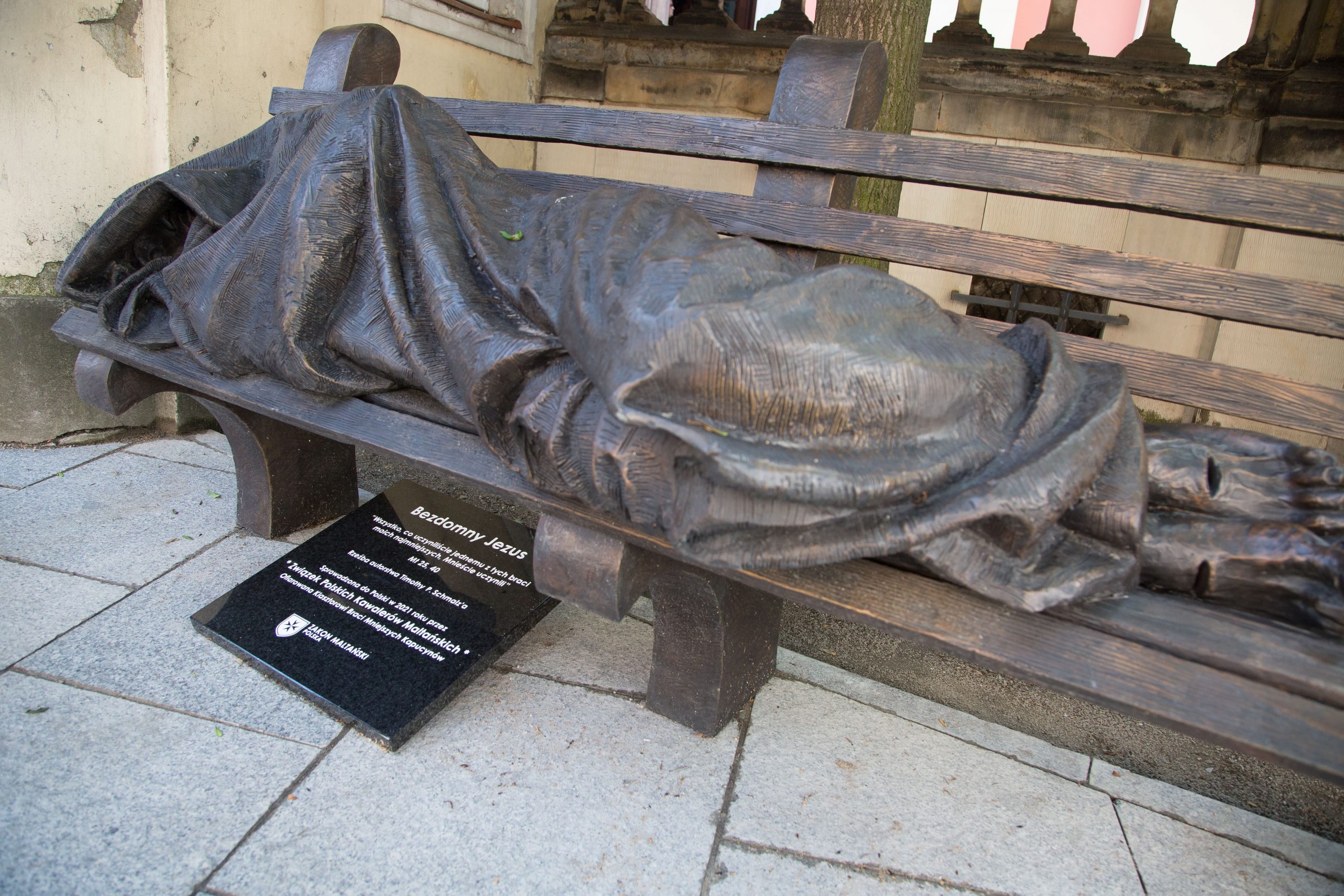Unveiling of the Homeless Jesus Sculpture