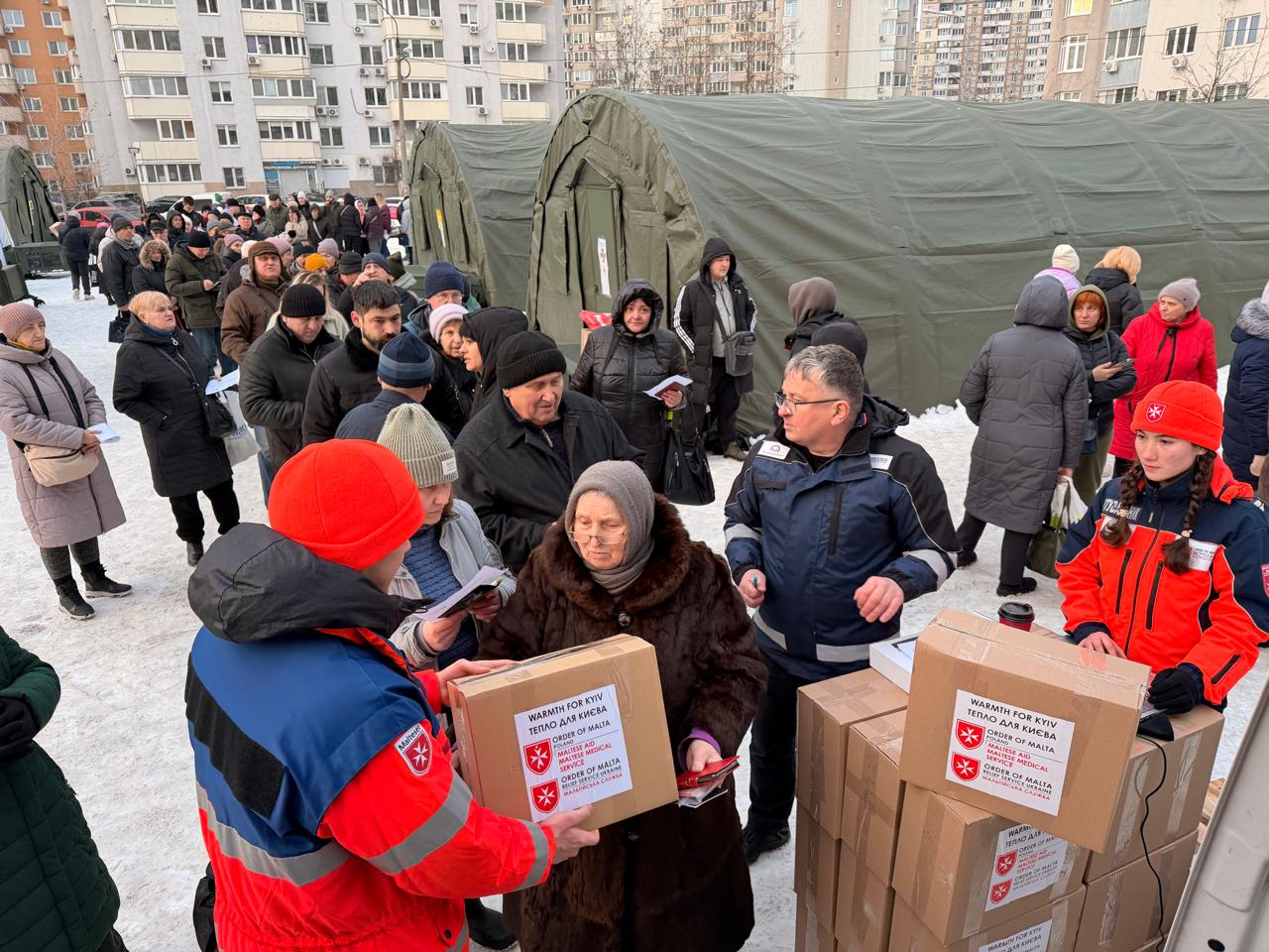 “Warmth for Ukraine” Humanitarian Aid Operation in Kyiv