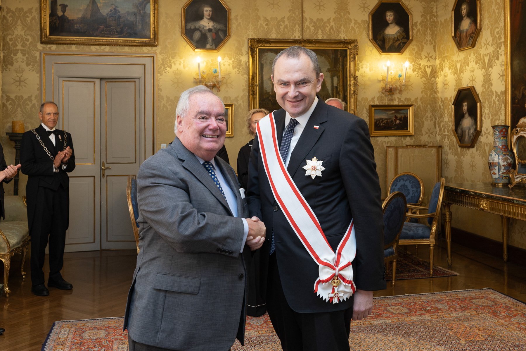 Grand Master awards Grand Cross of the Order pro Merito Melitensi to Polish Ambassador
